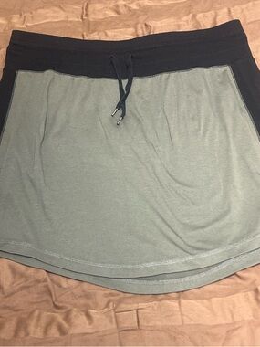 Xersion Olive Green and Black Mini Skirt